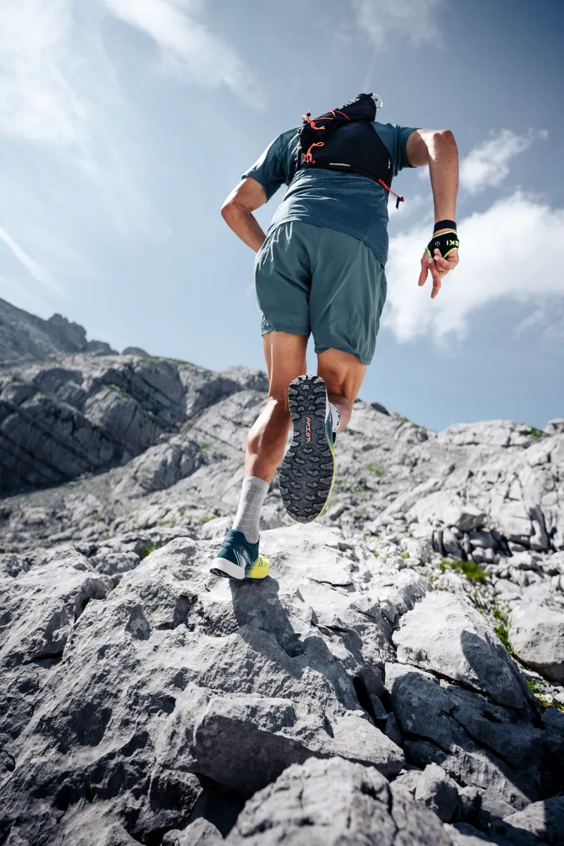 Scarpa Mens Ribelle Run Kalibra HT Shoes - Lime Green-Deep Lagoon-8